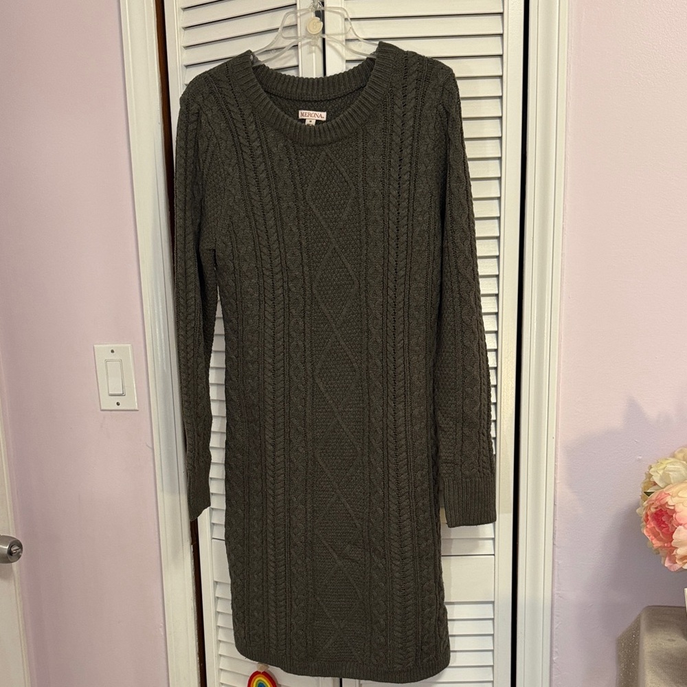 Merona Cable Knit Sweater Dress